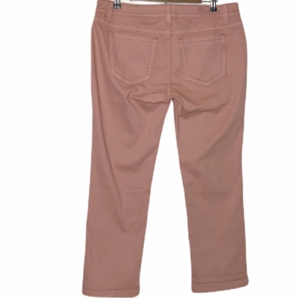 Miss Me Mid Rise Easy Crop Dusty Pink Jeans Size 36 - Picture 2 of 6